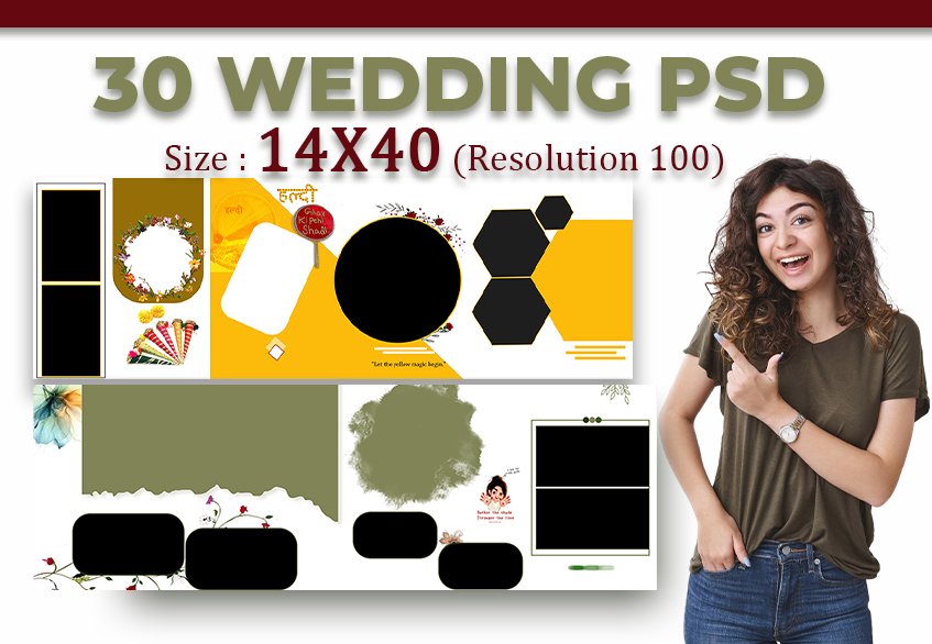 30 Full Wedding PSD 14X40