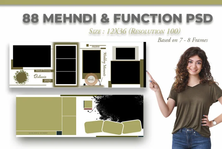 88 Mehndi & Function PSD 12X36