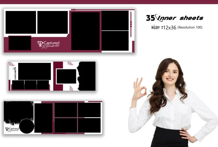 35 InnerSheet 12x36 PSD Template